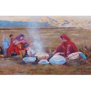 Naseeb Khan, 20 x 30 Inch, Oil on Canvas, Landscape Painting, AC-NSBK-018